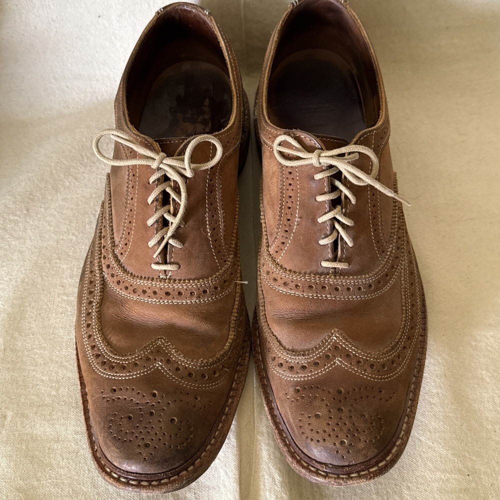Allen Edmonds Numok Men's Size 13 Cap Toe Oxford Walnut Leather Shoes
